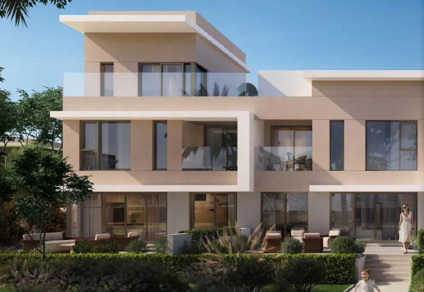 Les maisons de ville de Bayn, rendu du promoteur
